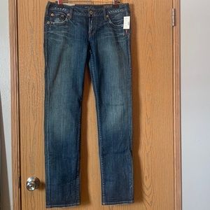 Silver jeans. Monica skinny jeans. 30 x 33